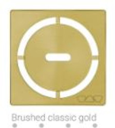 Schluter Kerdi Drain Style Pure Brushed Classic Gold EBCG